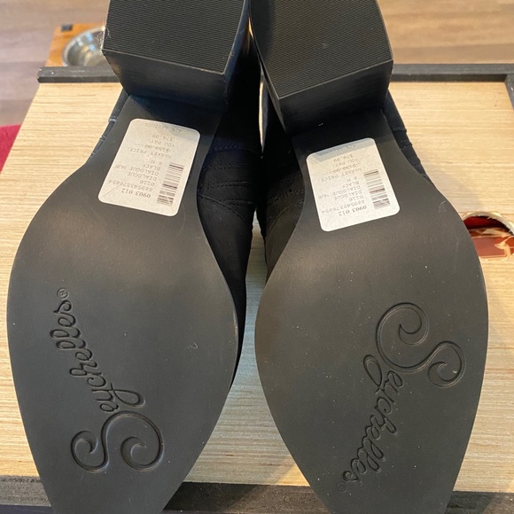 Never worn Black Suede Slip-on Mules! - Picture 3 of 3